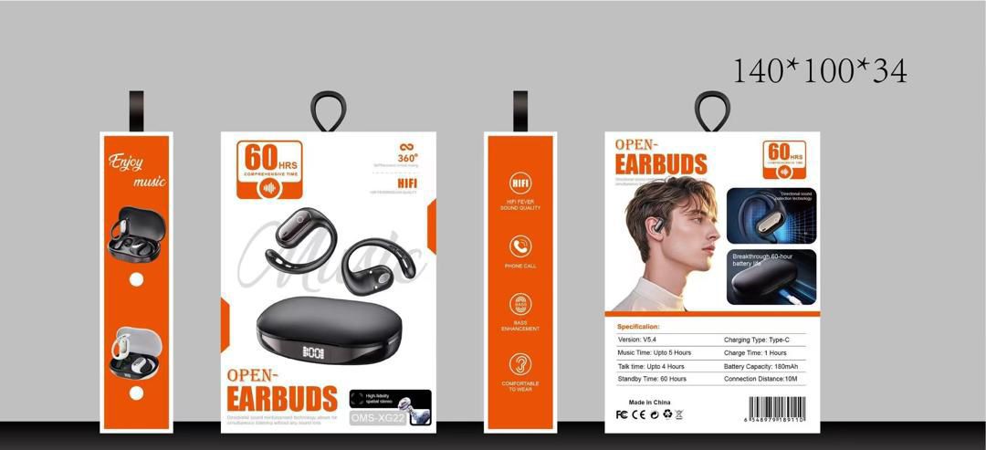 60 HRS OPEN EARBUDS
